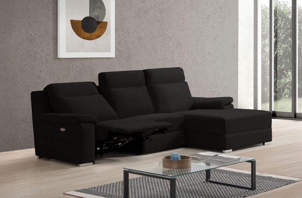 Sofá relax de tela Adele de StyleKomfort - principal