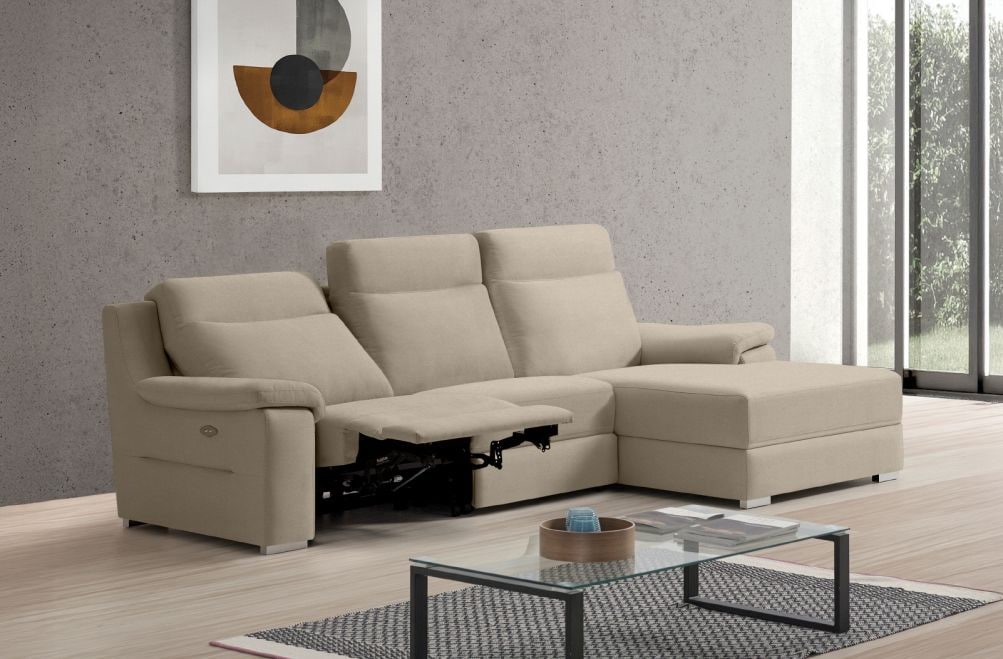 Sofá relax de tela Adele de StyleKomfort - principal