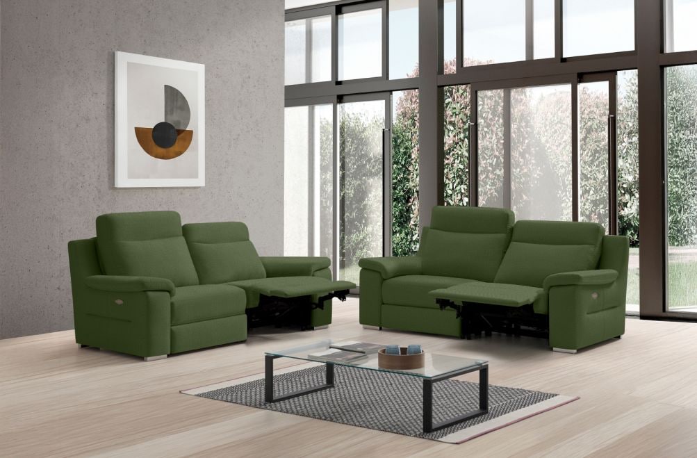 Sofá relax de tela Adele de StyleKomfort - principal