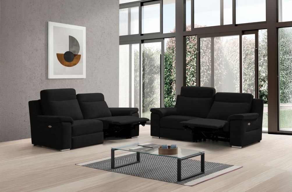 Sofá relax de tela Adele de StyleKomfort - principal