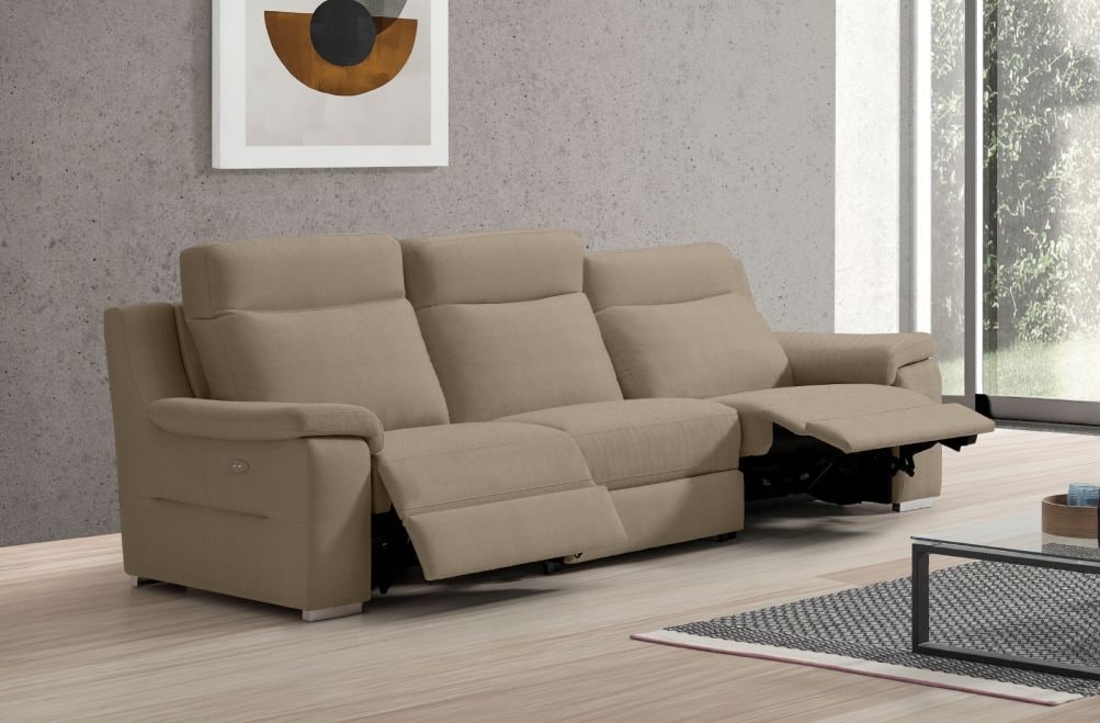 Sofá relax de tela Adele Plus de StyleKomfort - principal