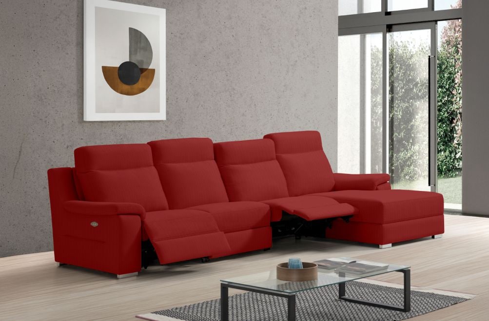 Sofá relax de tela Adele Plus de StyleKomfort - principal