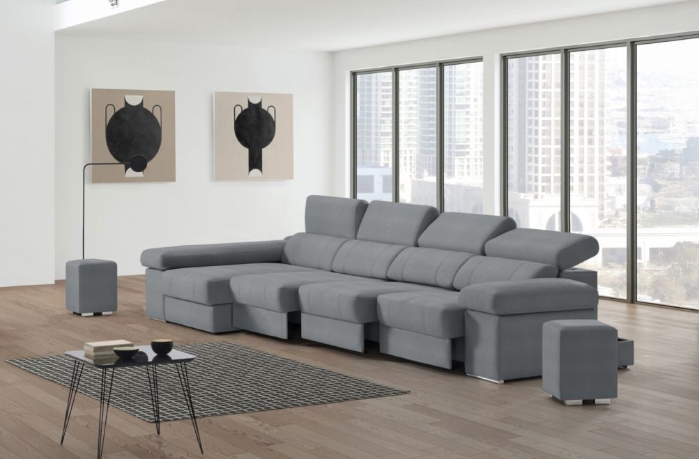 Sofá de piel Lennon Plus de StyleKomfort - principal