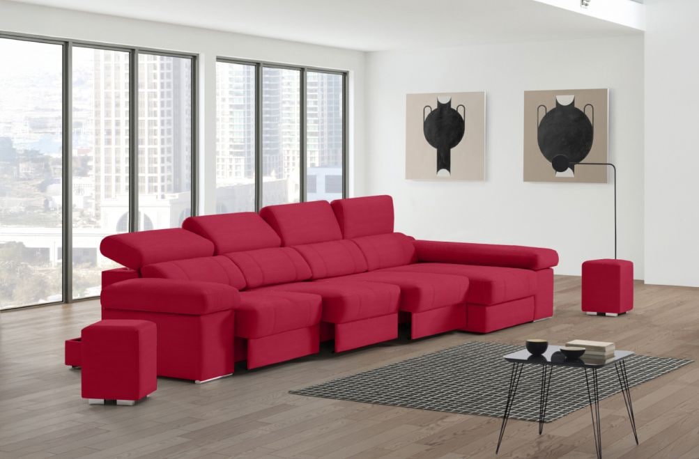 Sofá de piel Lennon Plus de StyleKomfort - principal