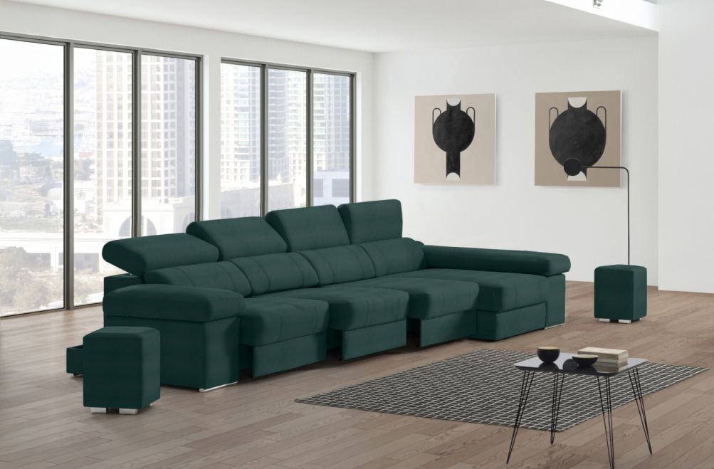 Sofá de piel Lennon Plus de StyleKomfort - principal