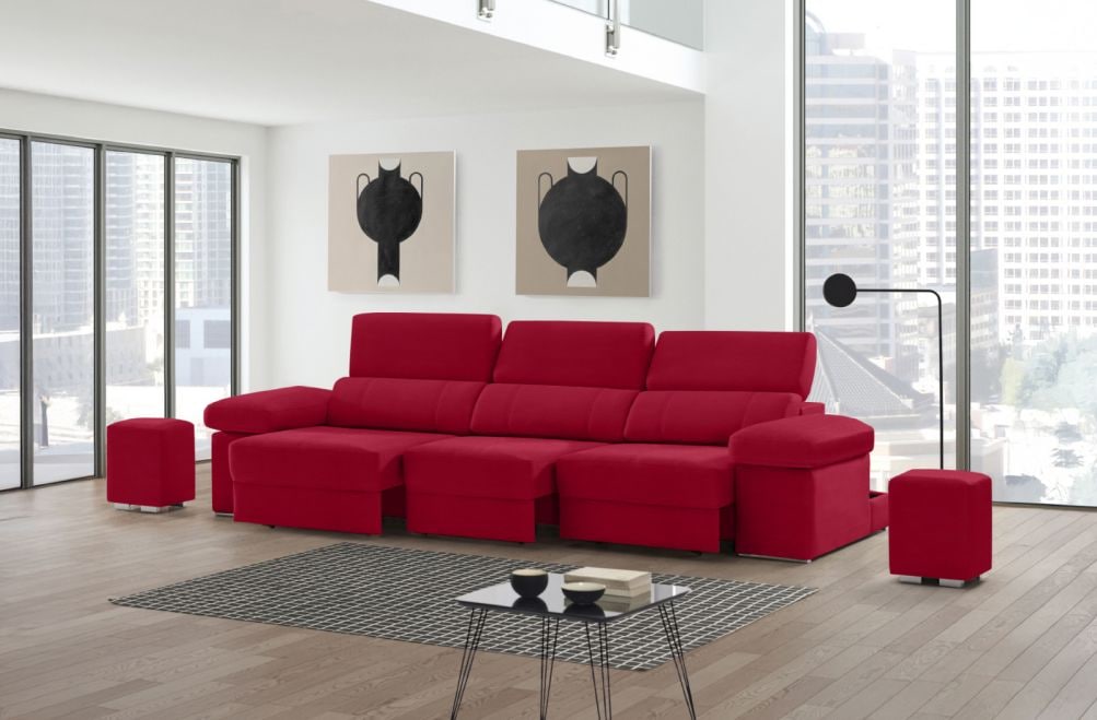 Sofá de piel Lennon Plus de StyleKomfort - principal