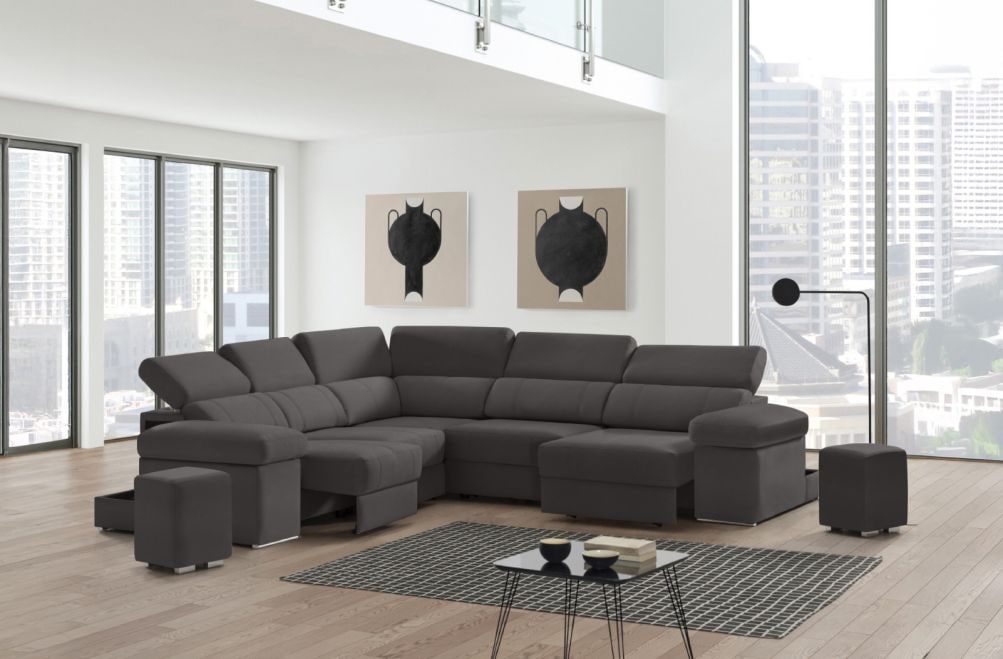 Sofá de piel Lennon XL de StyleKomfort - principal