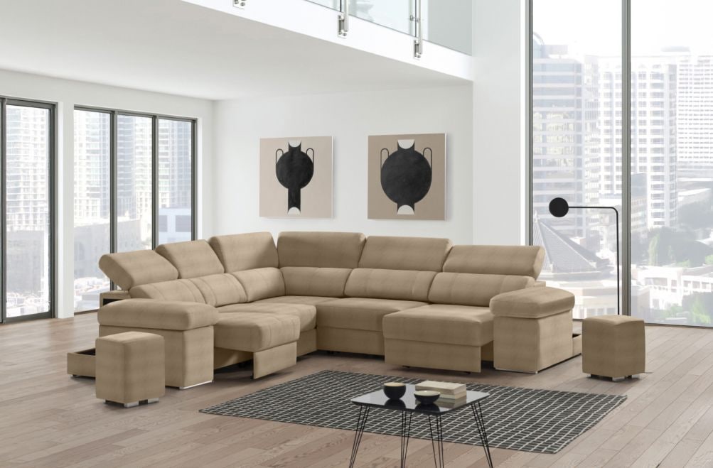 Sofá de piel Lennon XL de StyleKomfort - principal