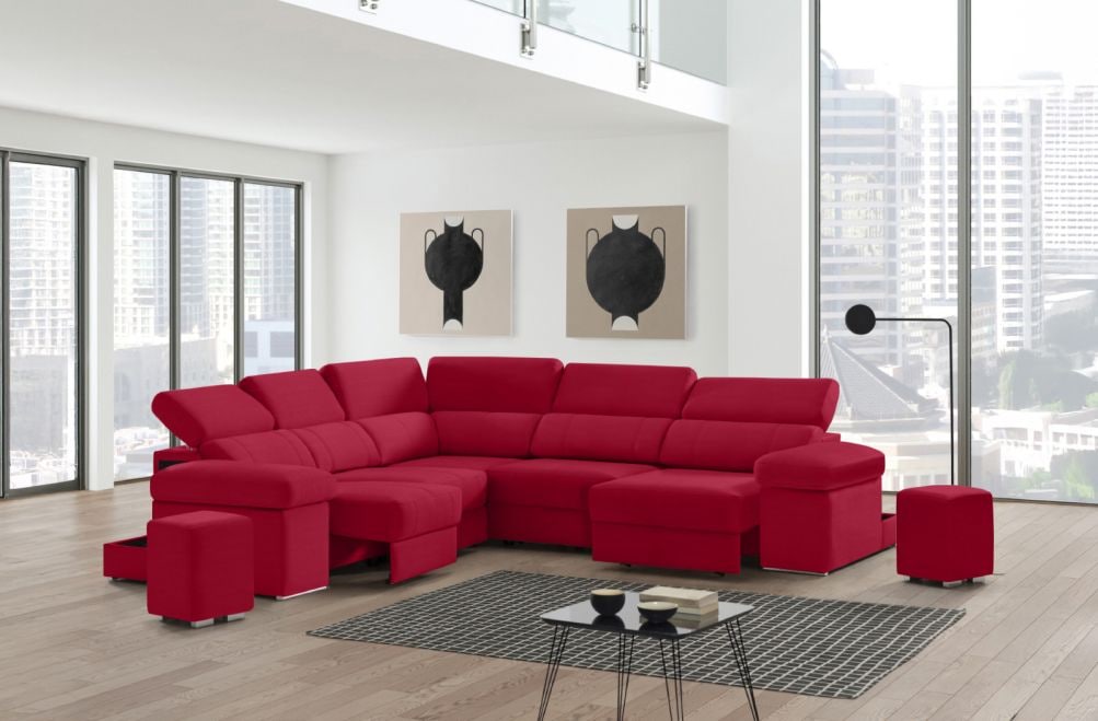 Sofá de piel Lennon XL de StyleKomfort - principal