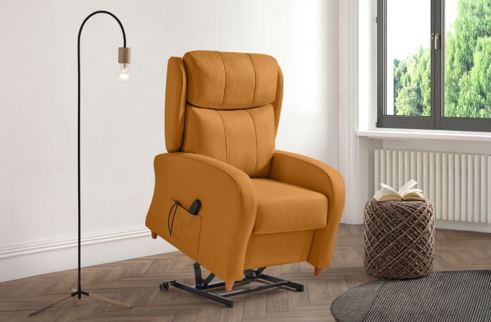 Sillón relax de tela Lera power-lift de HOME - principal