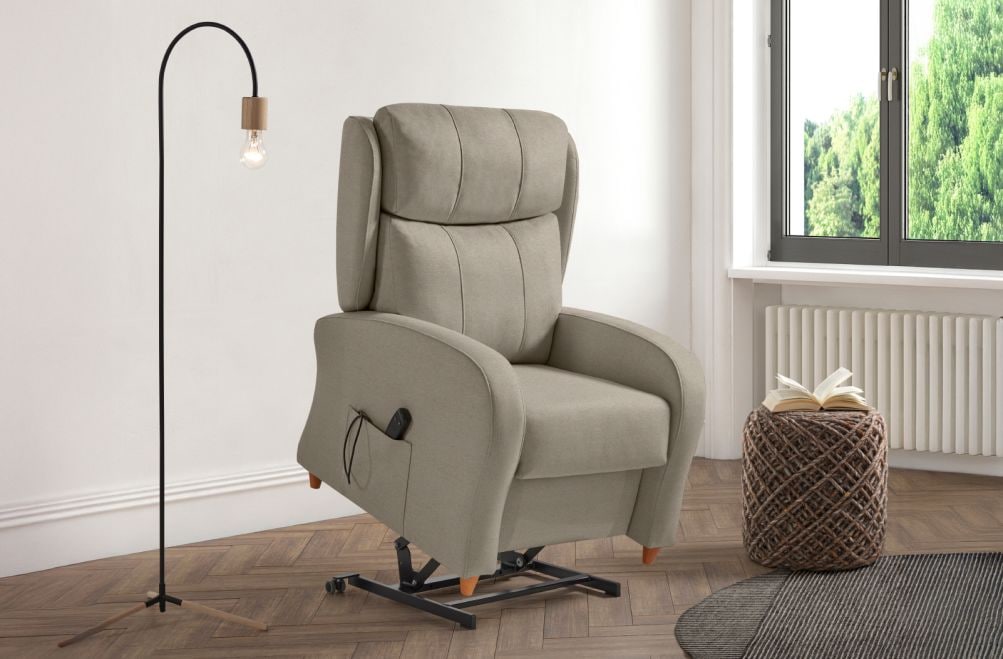 Sillón relax de tela Lera power-lift de HOME - principal