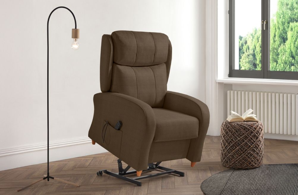 Sillón relax de tela Lera power-lift de HOME - principal