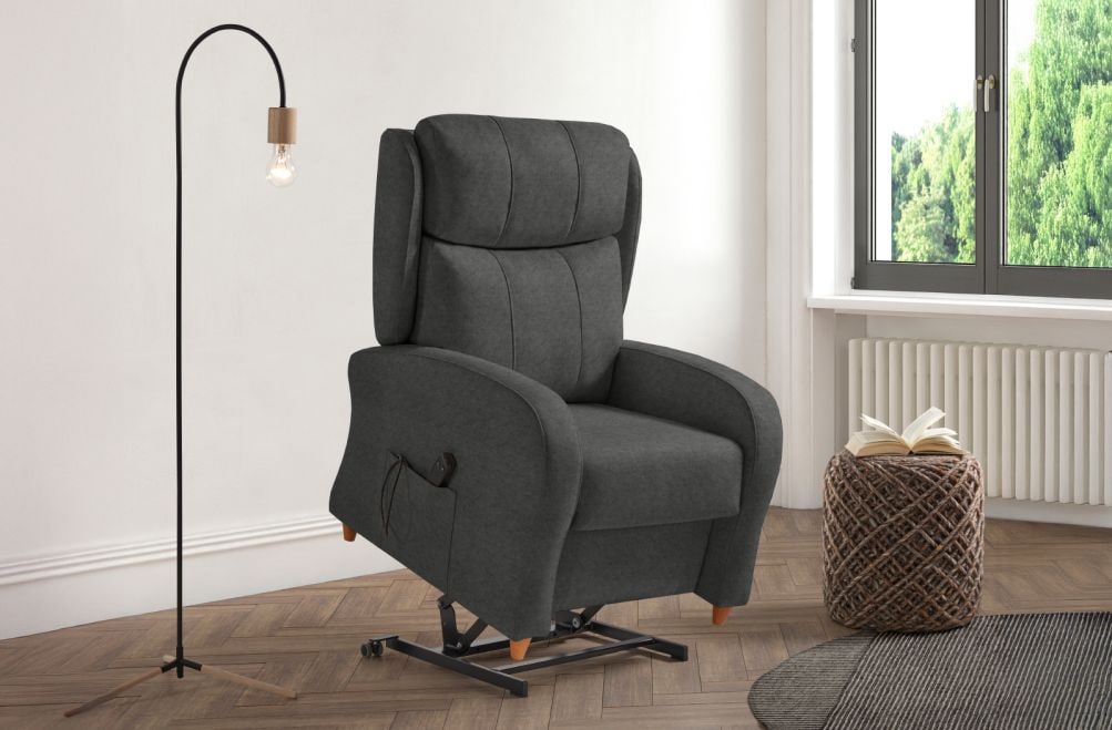 Sillón relax de tela Lera power-lift de HOME - principal