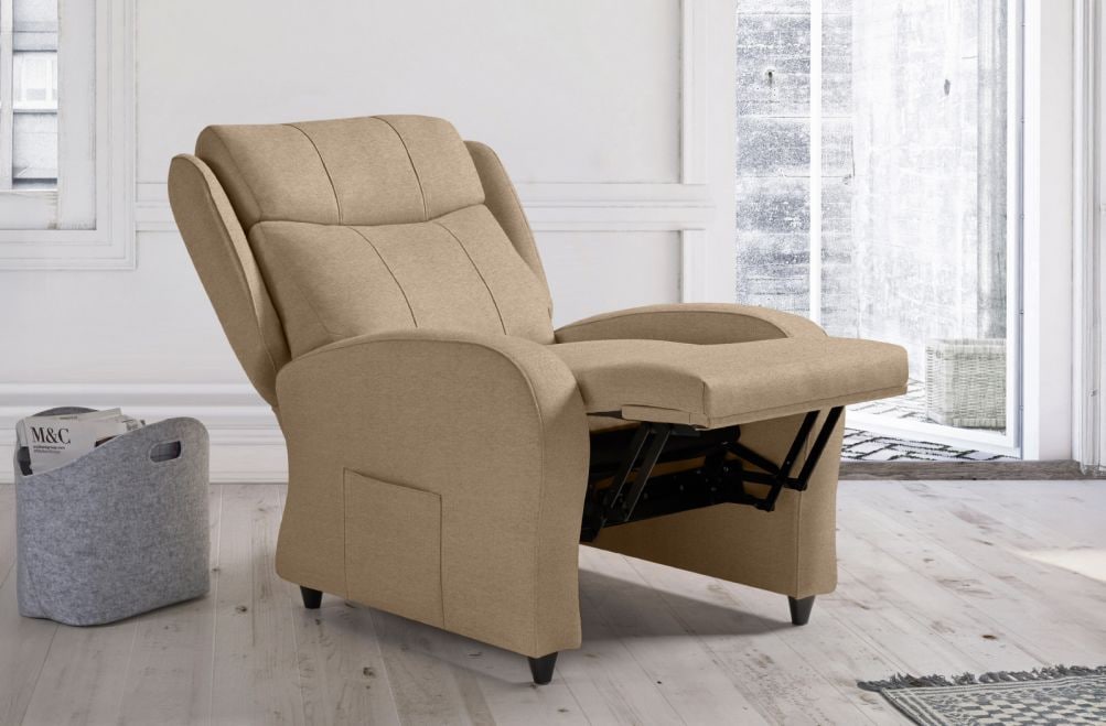 Sillón relax de tela Sabul de HOME - principal