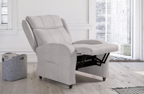 Sillón relax de tela Sabul de HOME - principal