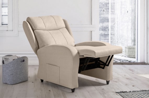Sillón relax de tela Sabul de HOME - principal