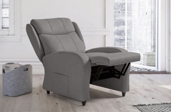Sillón relax de tela Sabul de HOME - principal