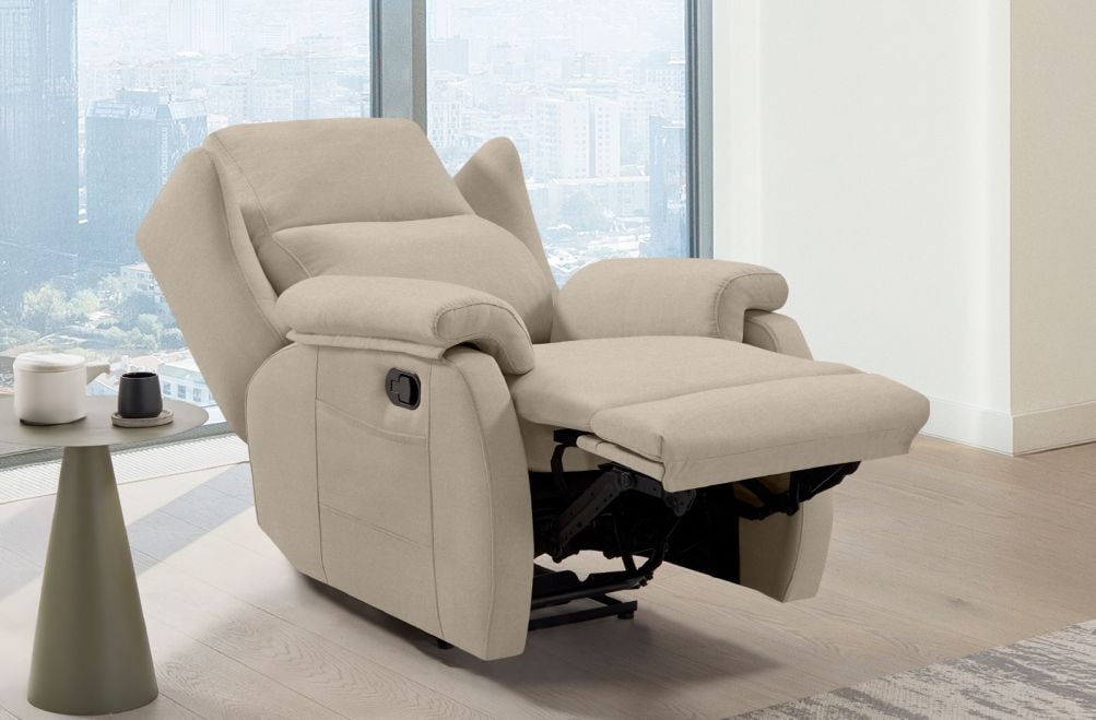 Sillón relax de tela Mara de HOME - principal