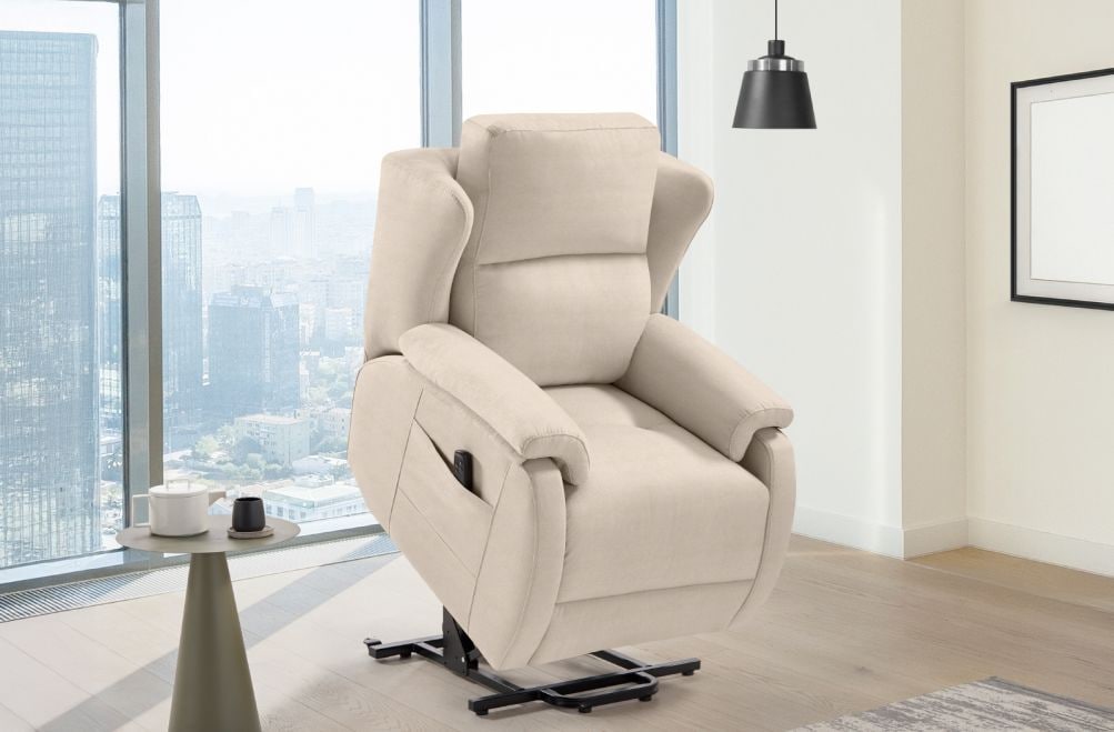 Sillón relax de tela Ninde power-lift de HOME - principal