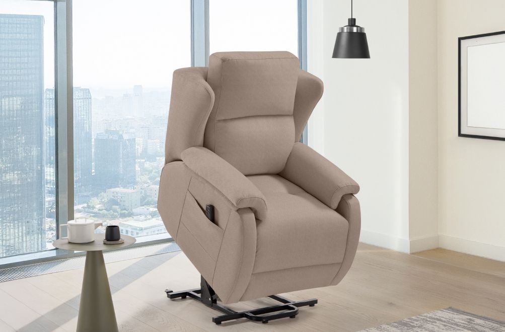Sillón relax de tela Ninde power-lift de HOME - principal