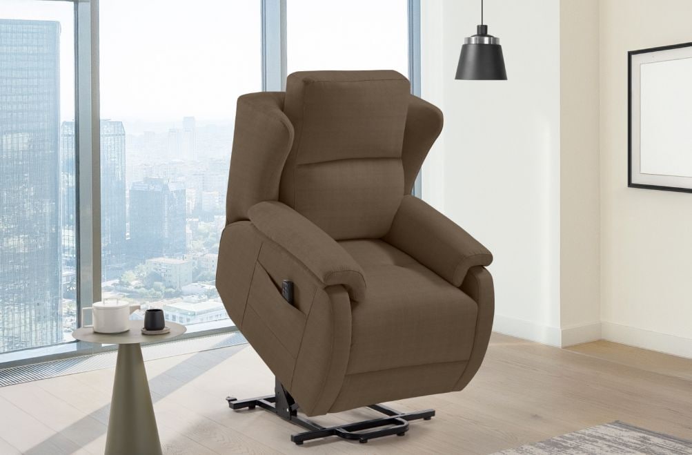 Sillón relax de tela Ninde power-lift de HOME - principal