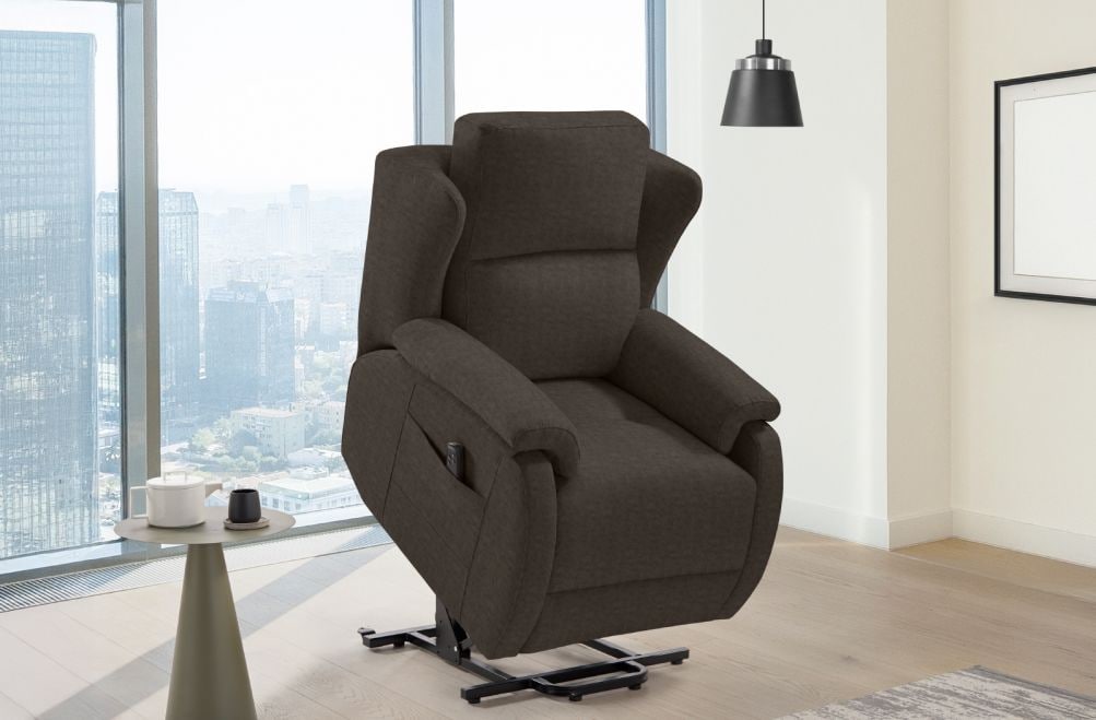 Sillón relax de tela Ninde power-lift de HOME - principal