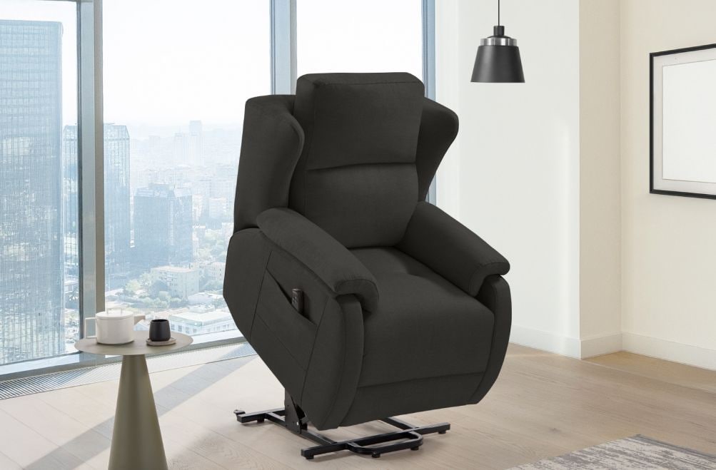 Sillón relax de tela Ninde power-lift de HOME - principal