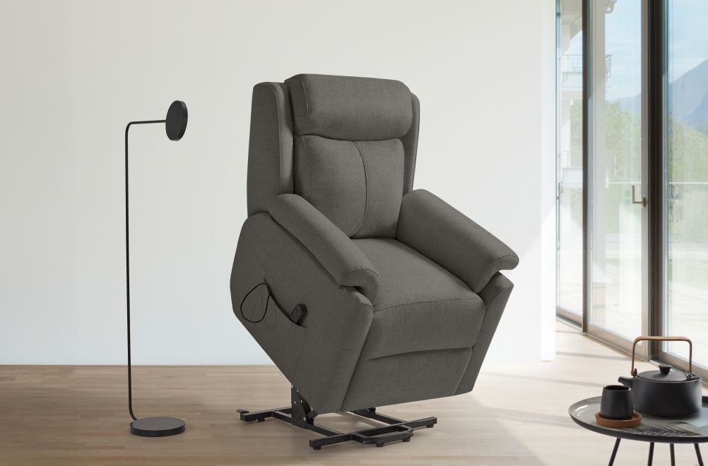 Sillón relax de tela Lire power-lift de HOME - principal
