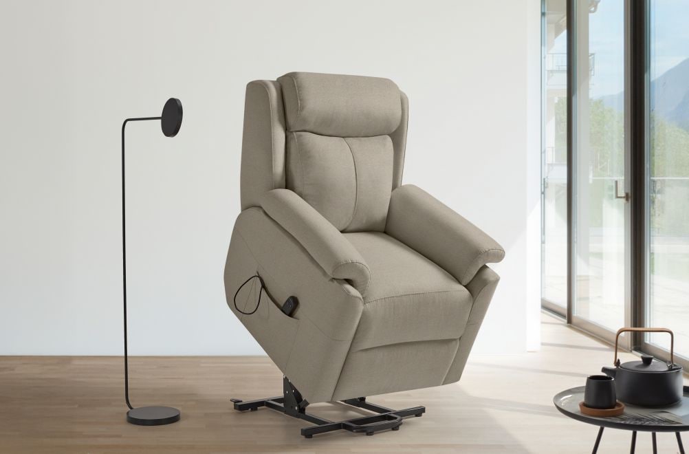 Sillón relax de tela Lire power-lift de HOME - principal