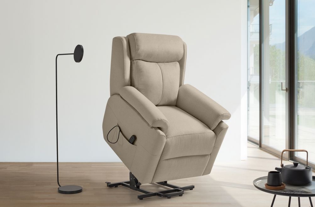 Sillón relax de tela Lire power-lift de HOME - principal