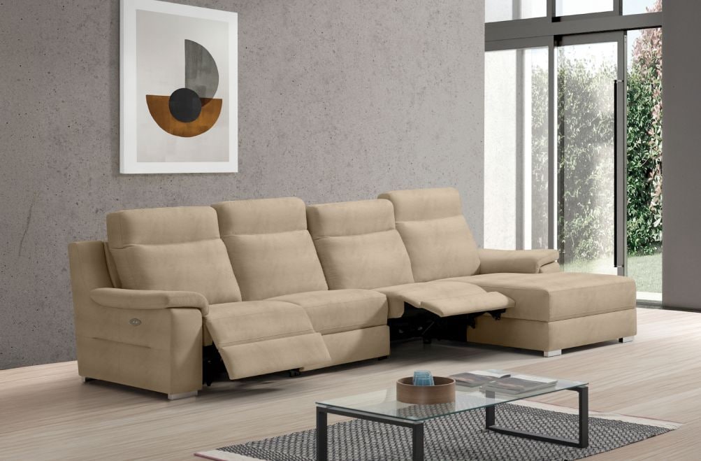 Sofá relax de piel Simone Plus de StyleKomfort - principal