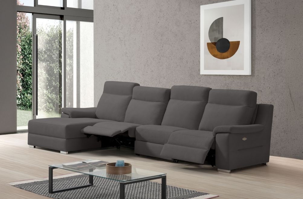 Sofá relax de piel Simone Plus de StyleKomfort - principal