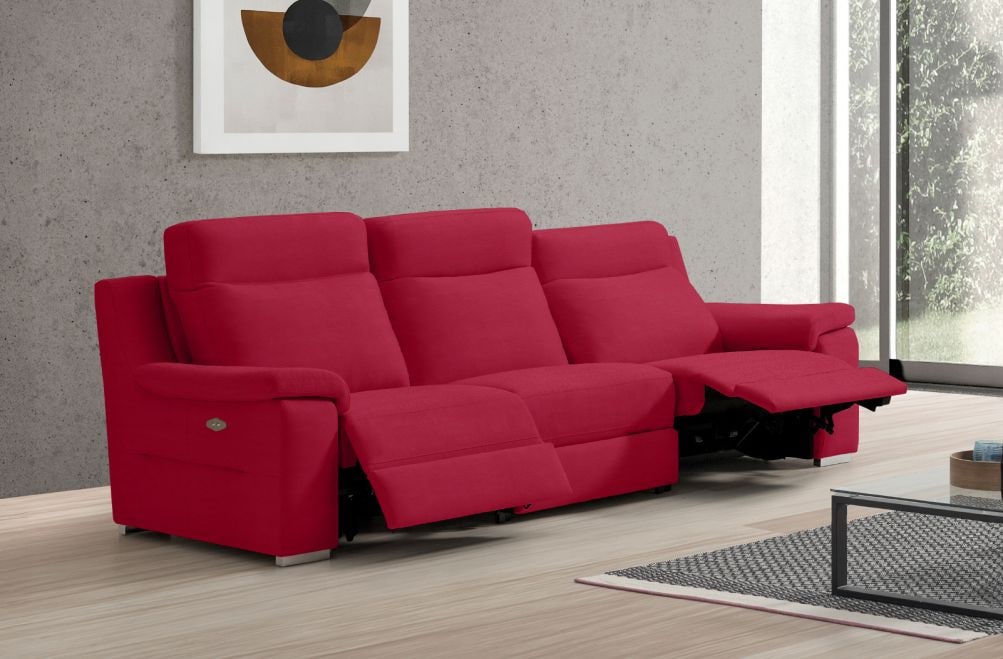 Sofá relax de piel Simone Plus de StyleKomfort - principal