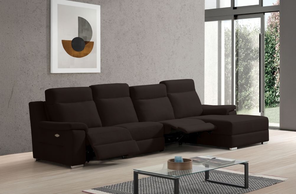 Sofá relax de piel Simone Plus de StyleKomfort - principal