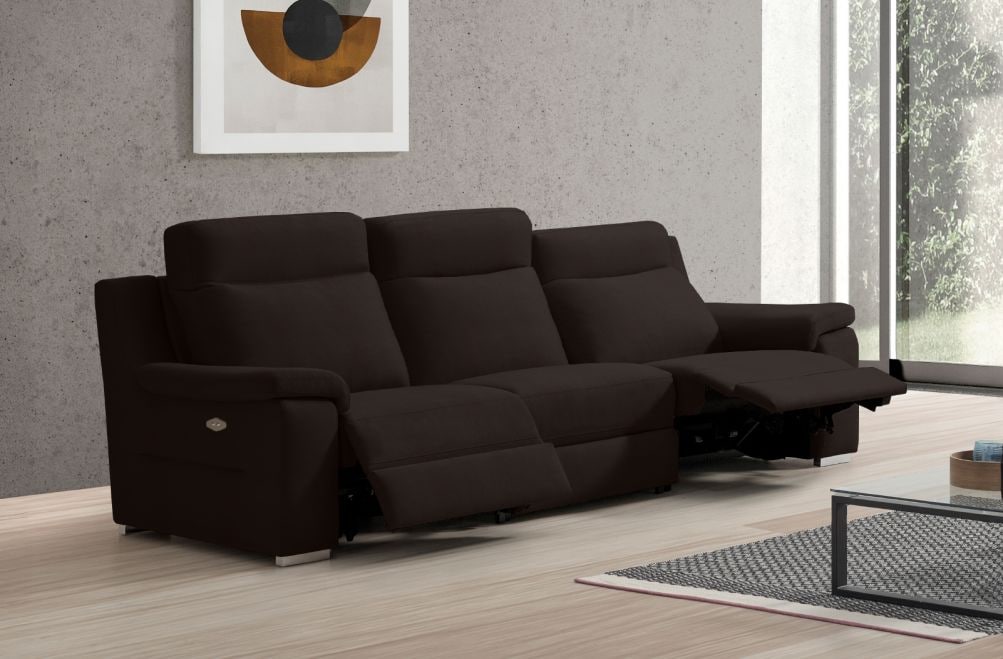 Sofá relax de piel Simone Plus de StyleKomfort - principal