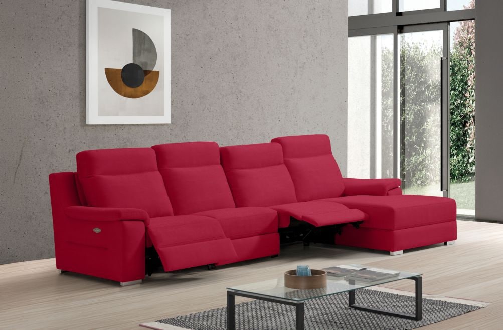 Sofá relax de piel Simone Plus de StyleKomfort - principal