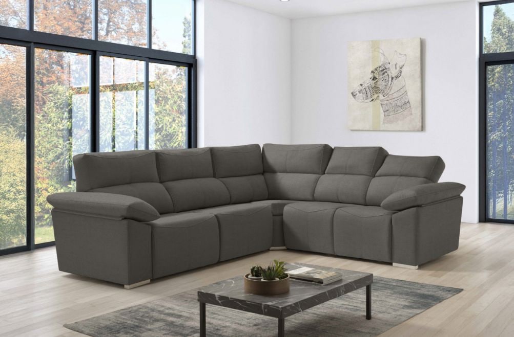 Sofá rinconera de tela Fira XL de HOME - principal