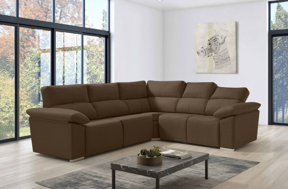 Sofá rinconera de tela Fira XL de HOME - principal