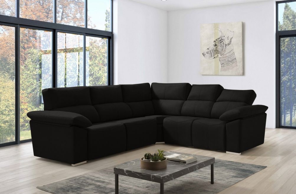 Sofá rinconera de tela Fira XL de HOME - principal