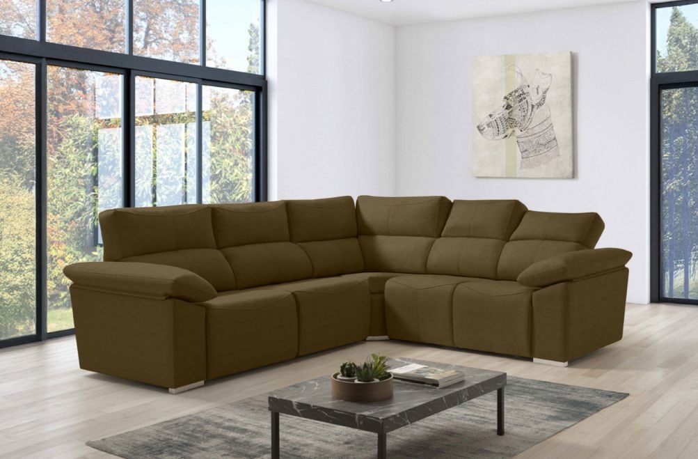Sofá rinconera de tela Fira XL de HOME - principal