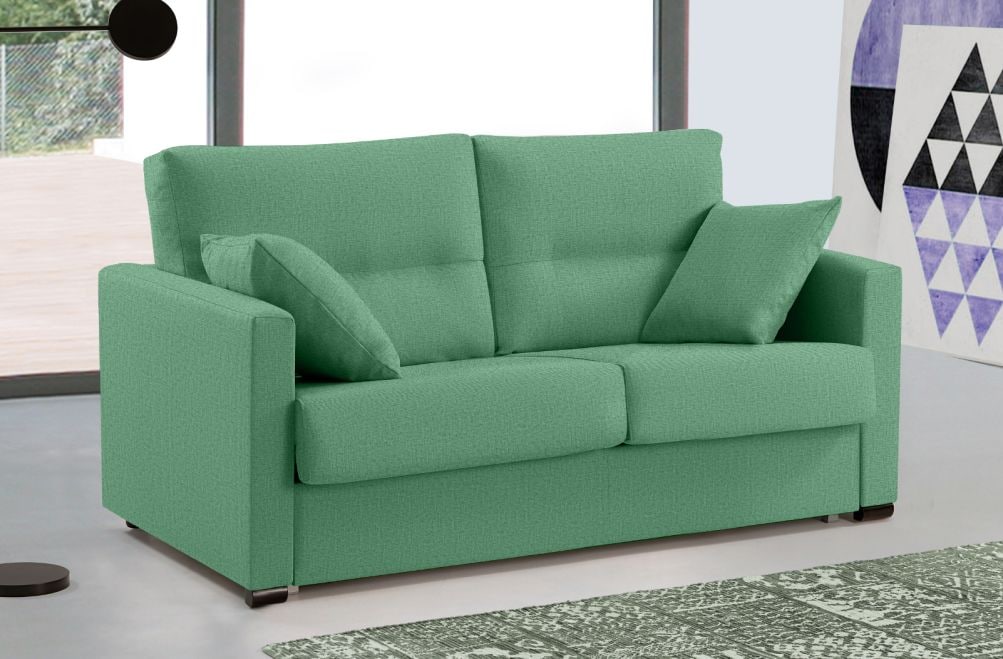 Sofá cama de apertura italiana de tela Laquia de HOME - principal