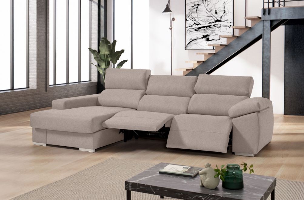 Sofá relax de tela Galio de HOME - principal