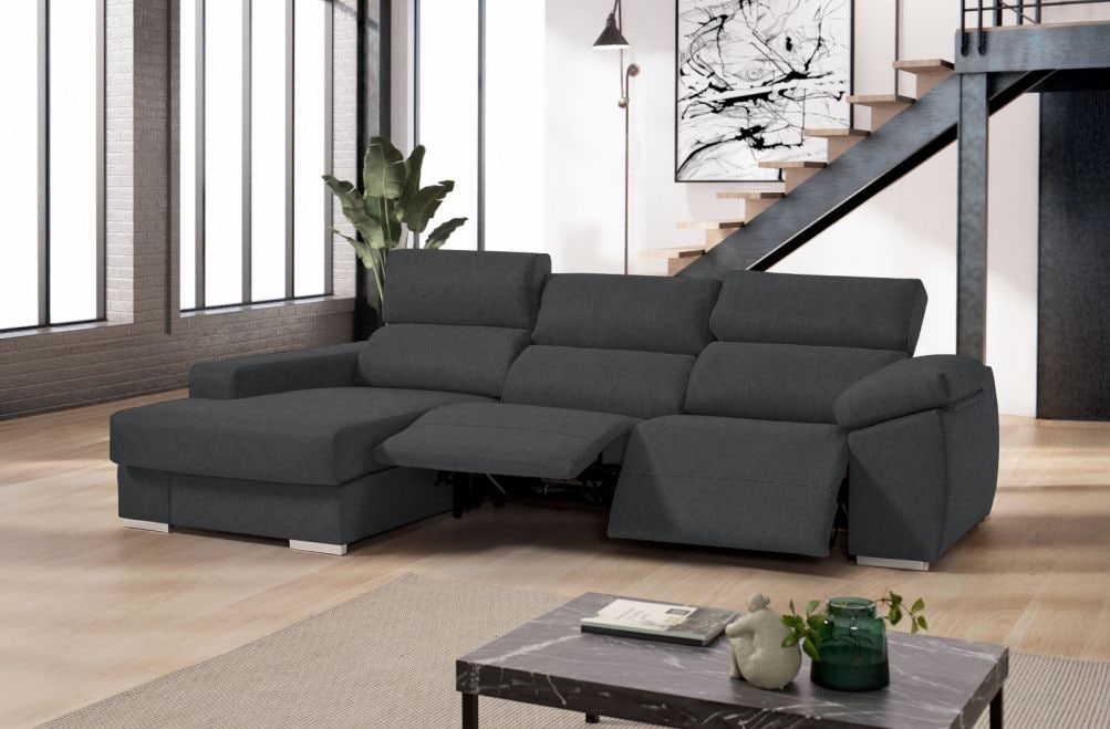 Sofá relax de tela Galio de HOME - principal