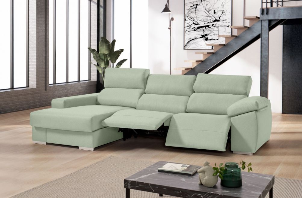 Sofá relax de tela Galio de HOME - principal