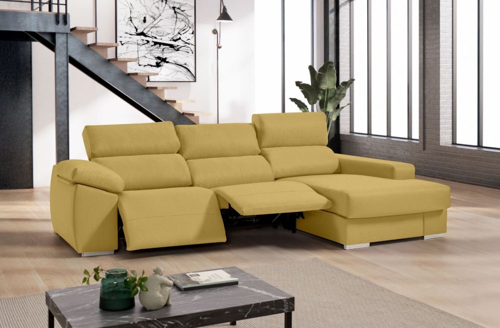 Sofá relax de tela Galio de HOME - principal