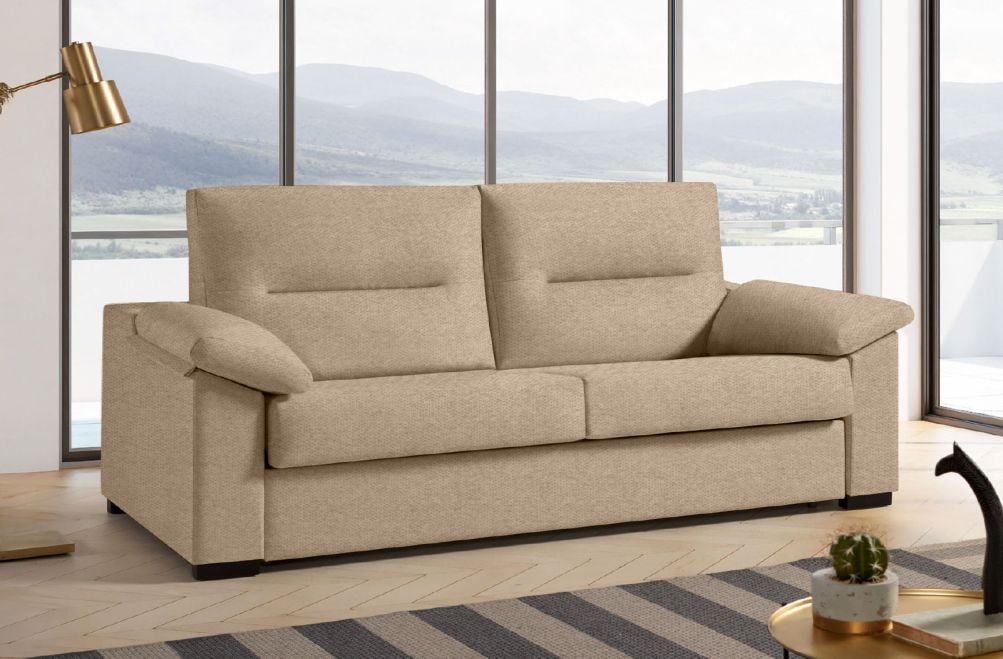 Sofá cama de apertura italiana de tela Atlas de HOME - principal
