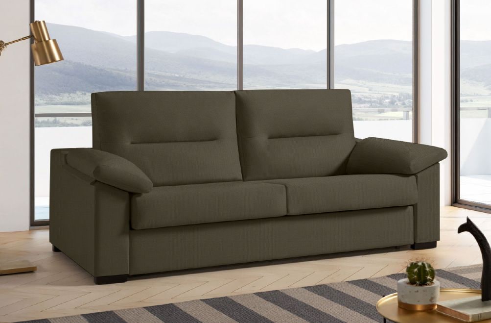 Sofá cama de apertura italiana de tela Atlas de HOME - principal