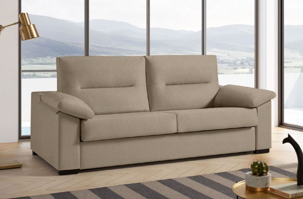 Sofá cama de apertura italiana de tela Atlas de HOME - principal