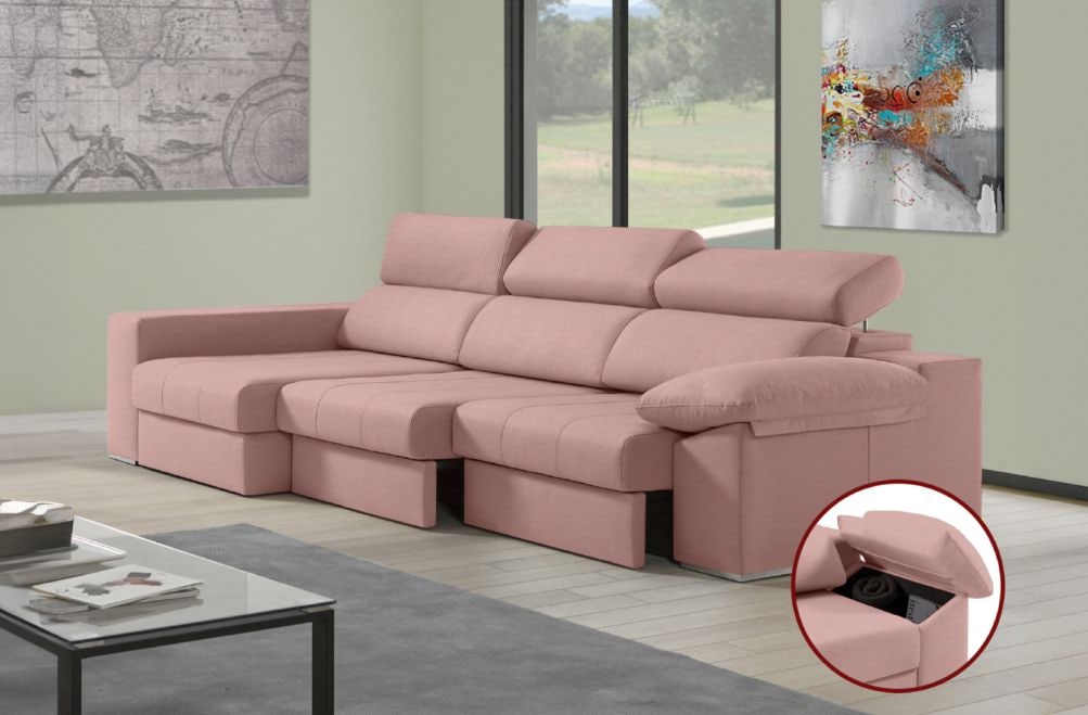 Sofá de tela Daresma de HOME - principal