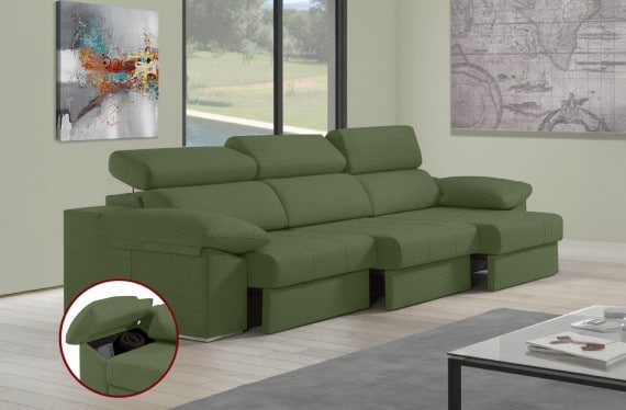 Sofá de tela Daresma Plus de HOME - principal